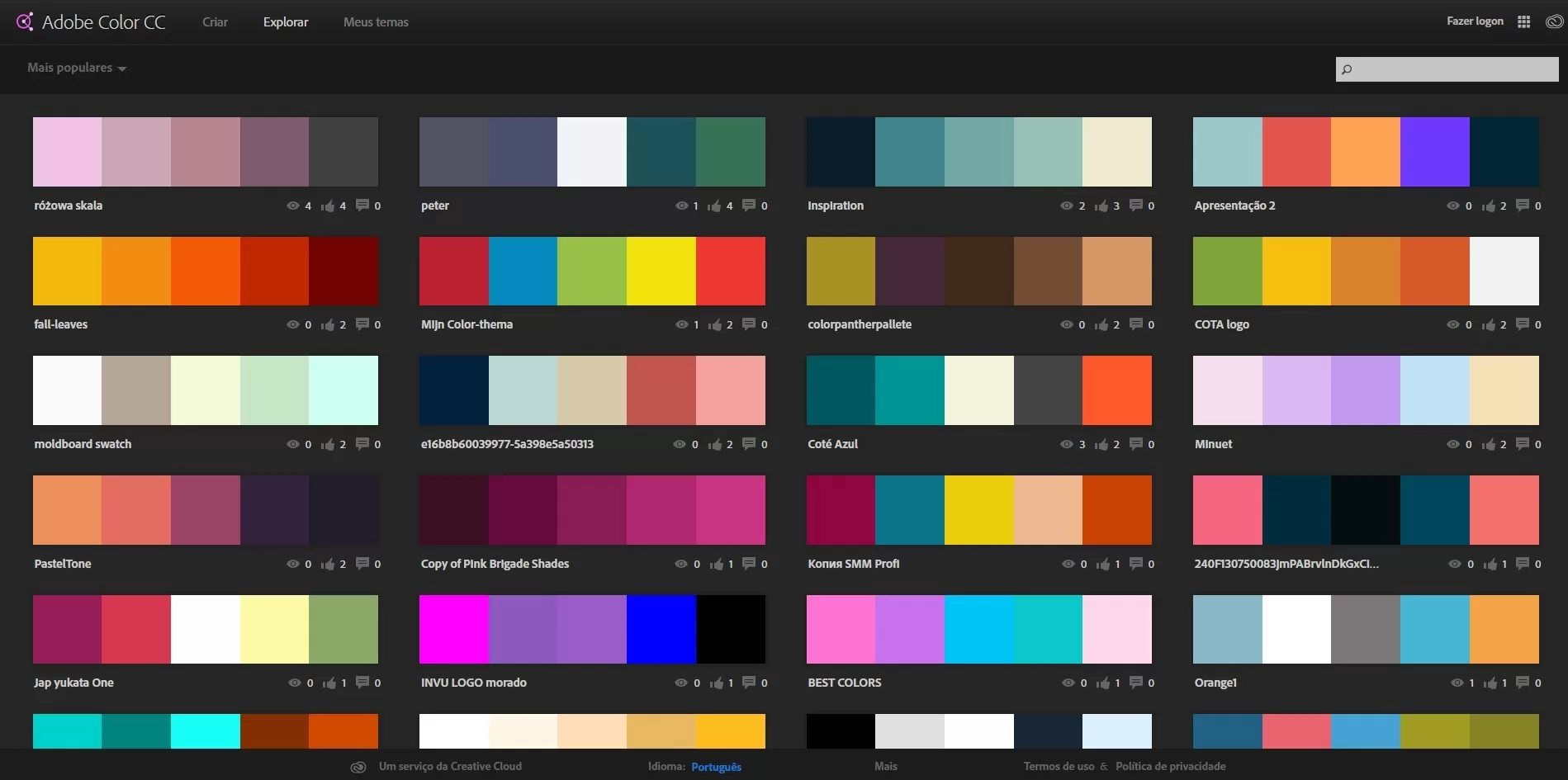 Como criar paletas de cores usando o Adobe Color?